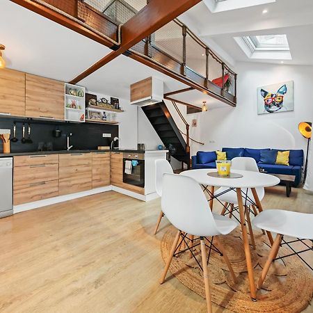 Apartmán Loft Duplex A 2 Min De Paris - Parking Gratuit Le Pré-Saint-Gervais Exteriér fotografie