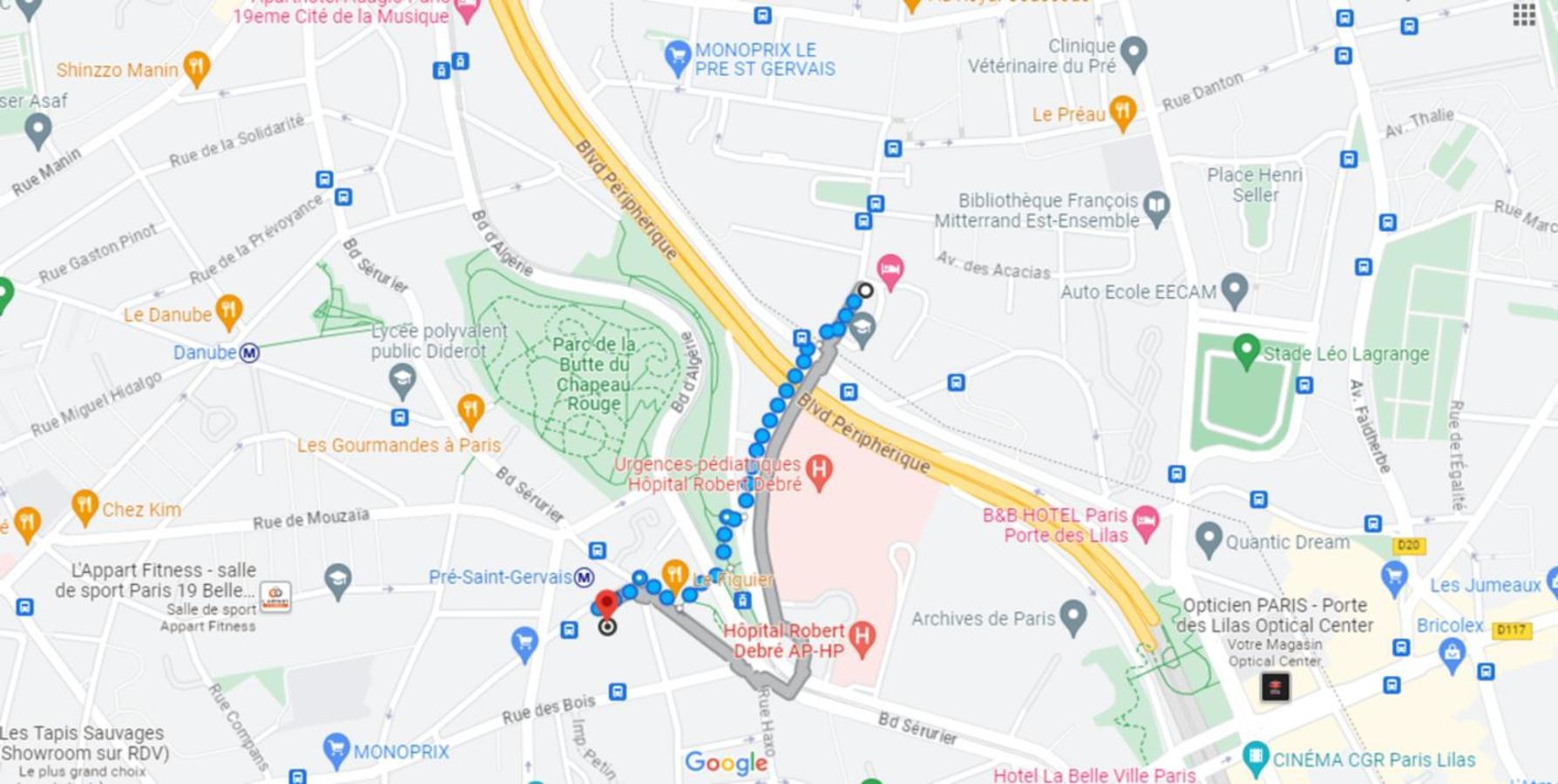 Apartmán Loft Duplex A 2 Min De Paris - Parking Gratuit Le Pré-Saint-Gervais Exteriér fotografie