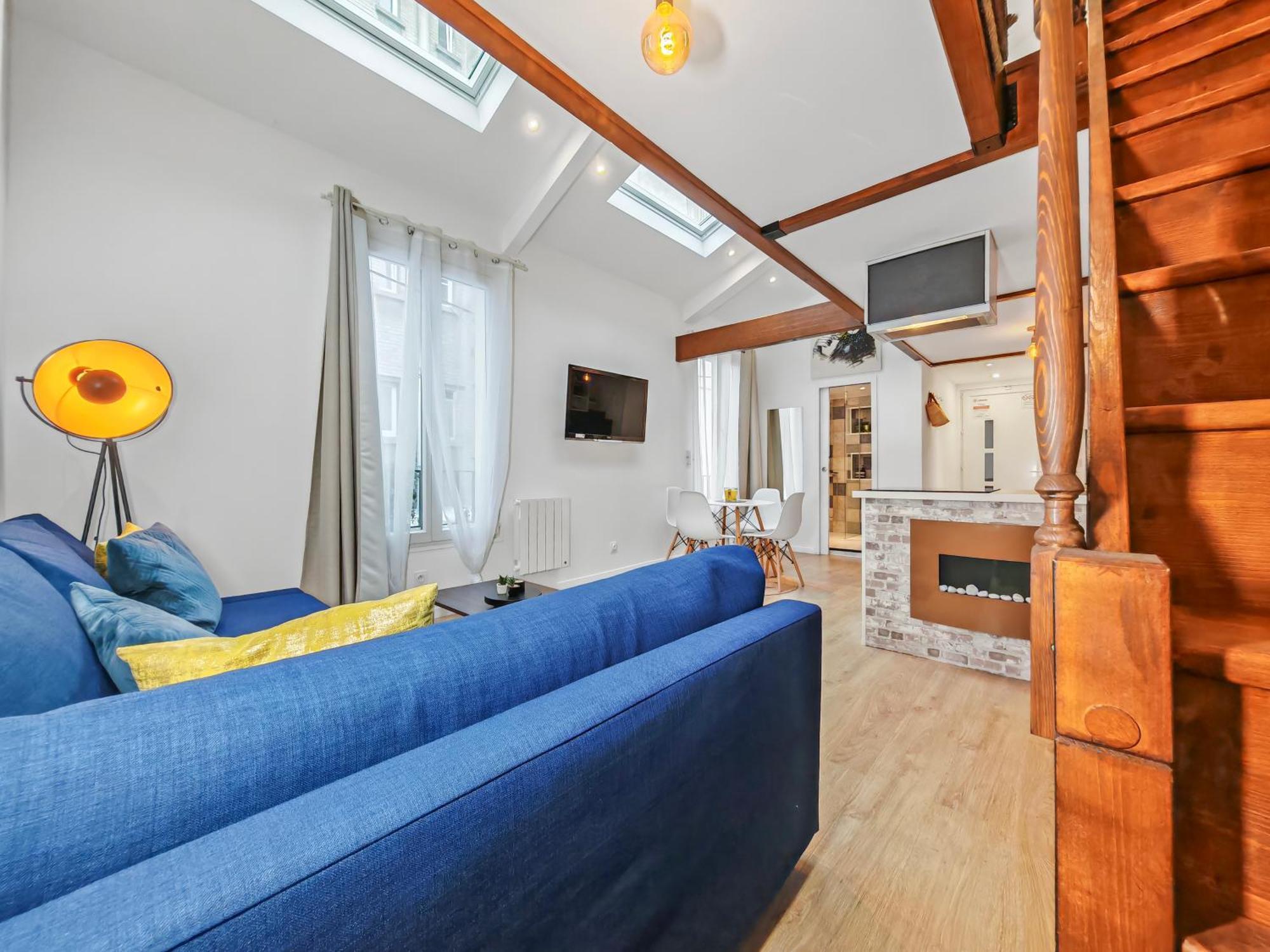 Apartmán Loft Duplex A 2 Min De Paris - Parking Gratuit Le Pré-Saint-Gervais Exteriér fotografie