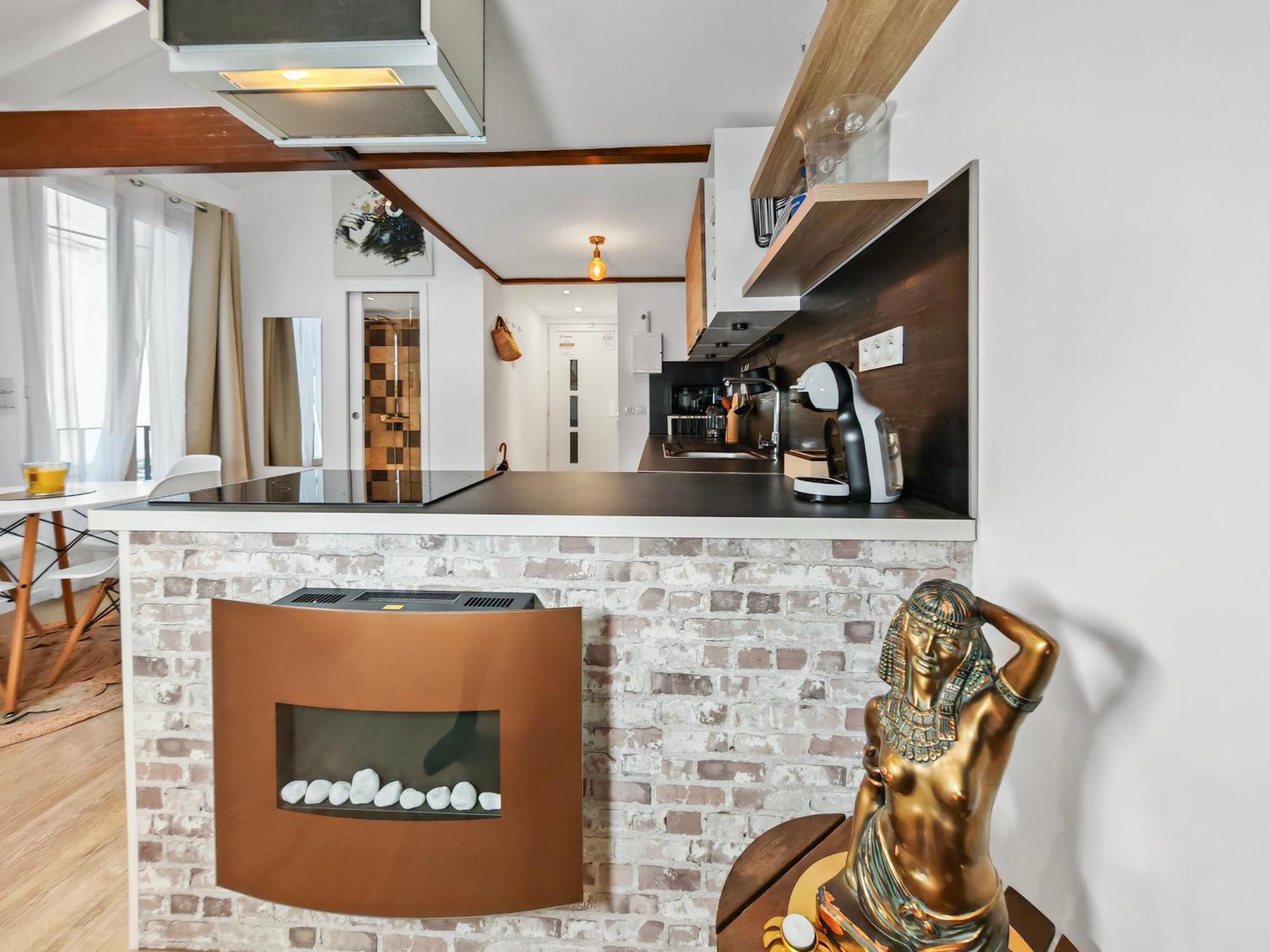 Apartmán Loft Duplex A 2 Min De Paris - Parking Gratuit Le Pré-Saint-Gervais Exteriér fotografie